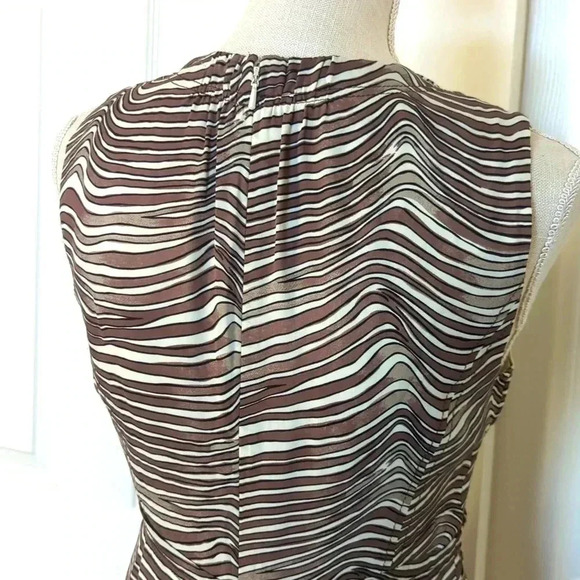 Tory Burch Silk Zebra Print Dress - Picture 5 of 9